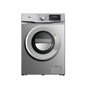 غسالة TCL P608FLDغسالة سعة 8 كجم بسرعة 1200 دورة في الدقيقة، تقنية إنفرتر، لون فضي.