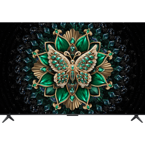 TCL 75C6K
تلفزيون TCL مقاس 75 بوصة من فئة Premium QD-MiniLED يتميز بتقنية التعتيم الدقيق مع ما يصل إلى 512 منطقة إضاءة، وسطوع HDR عالٍ، ولوحة QLED من نوع HVA. مزود بنظام صوتي ONKYO 2.1 Hi-Fi، ومعالج AiPQ Pro، ومعدل تحديث حقيقي 144 هرتز، مع تصميم نحيف للغاية.