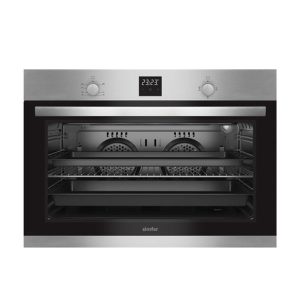 فرن بلت ان 90 سم غاز كامل مع شاشة ومروحة