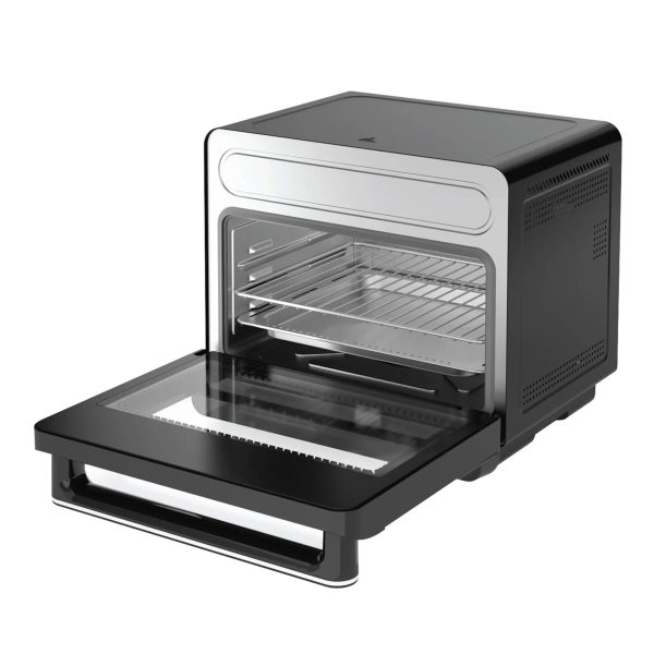 Nutricook 24L Steam Air Fryer Oven, Black, ST01K (1)